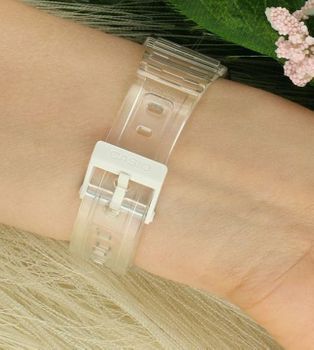 Oryginalny pasek CASIO F-91WS-7EF przezroczysty biały 18 mm.jpg